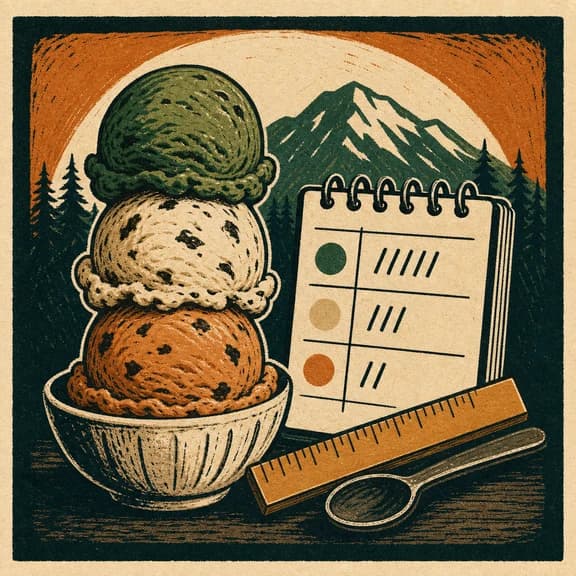 The Scoop illustrated desk sigil