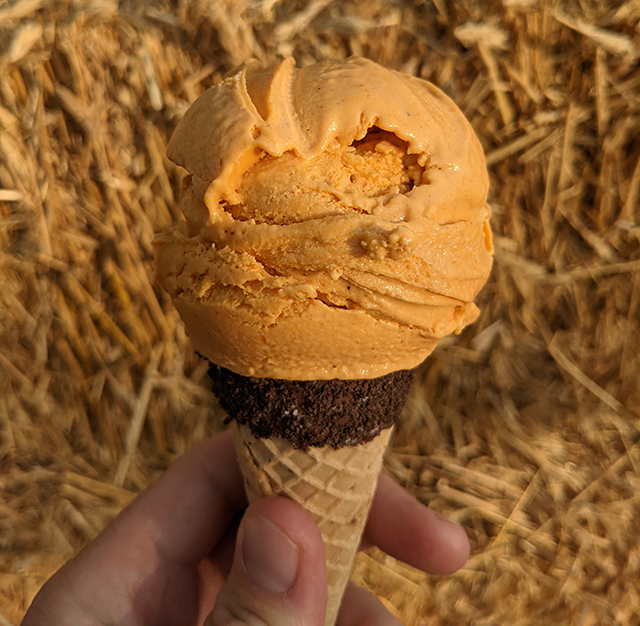 glacier pumpkin ice cream